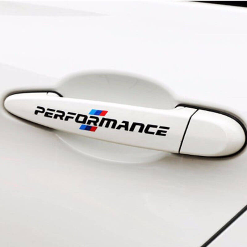 M Performance Door Handle Vinyl Decal Set for BMW