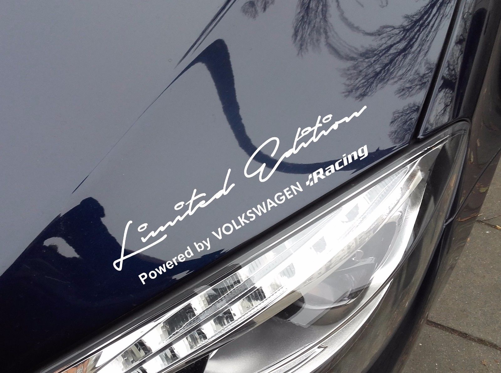 2x Limited edition VW Racing Decal Sticker fits Volkswagen Golf Beetle Passat