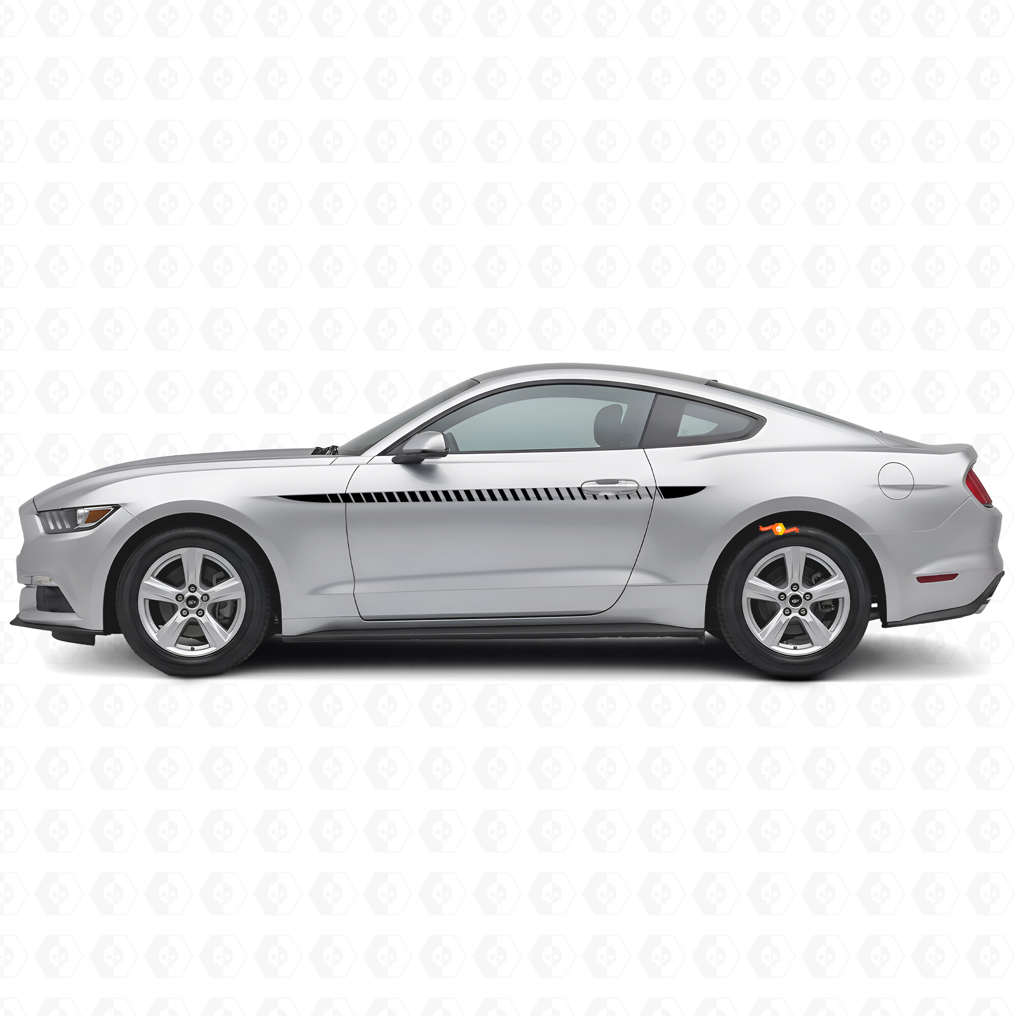 Strobe Stripes Side Vinyl Decal Kit for Musclecar Musclecarmodel 2015-2020