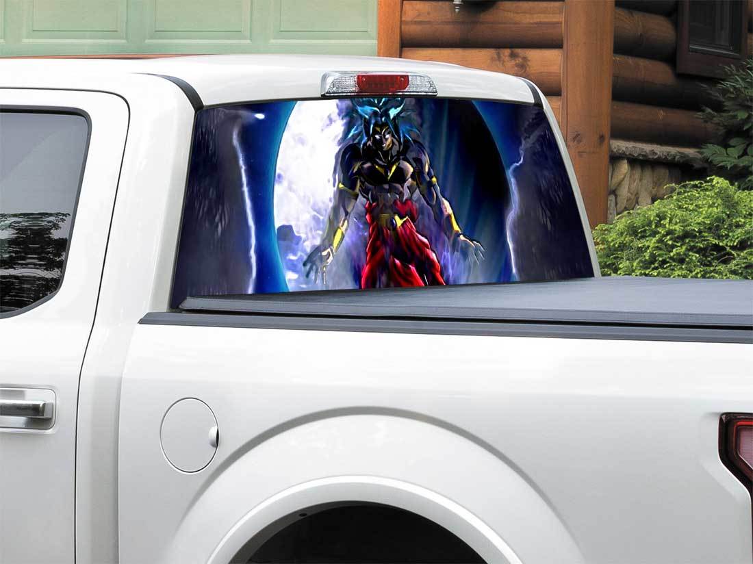 Broly Dragon Ball Z Legendäre Super Saiyajin Heckscheibe Aufkleber Aufkleber Pick-up Truck SUV Auto jeder Größe