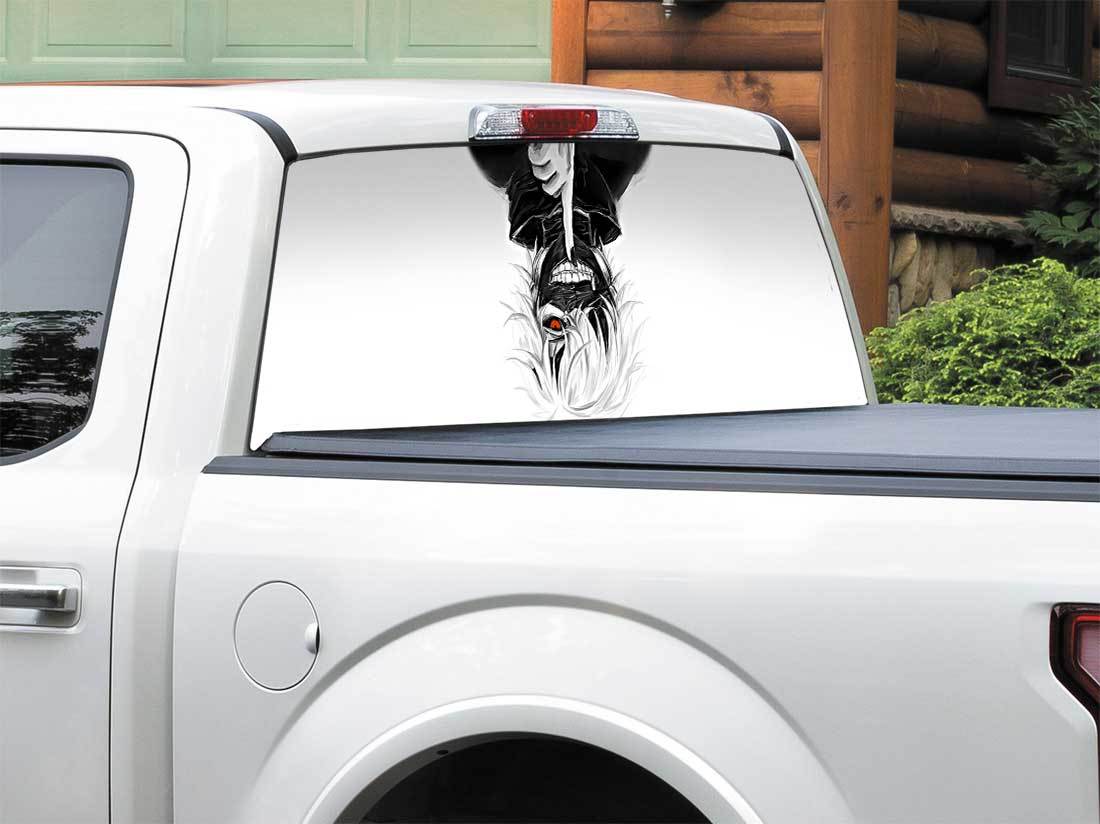 Anime Ken Kaneki Tokyo Ghoul Rear Window Decal Sticker Pick-up Truck SUV Car any size 