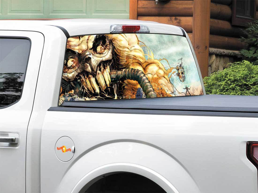 Mad Max Inspired Immortan Joe Rear Window Decal for Pickup Truck SUV