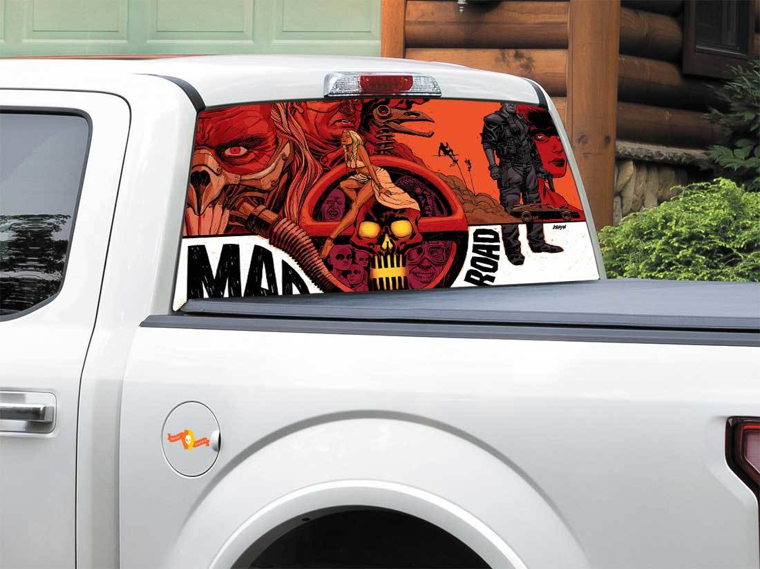 Mad Max Rockatansky Fury Road Immortan Joe Rear Window Decal Sticker Pick-up Truck SUV Car any size 