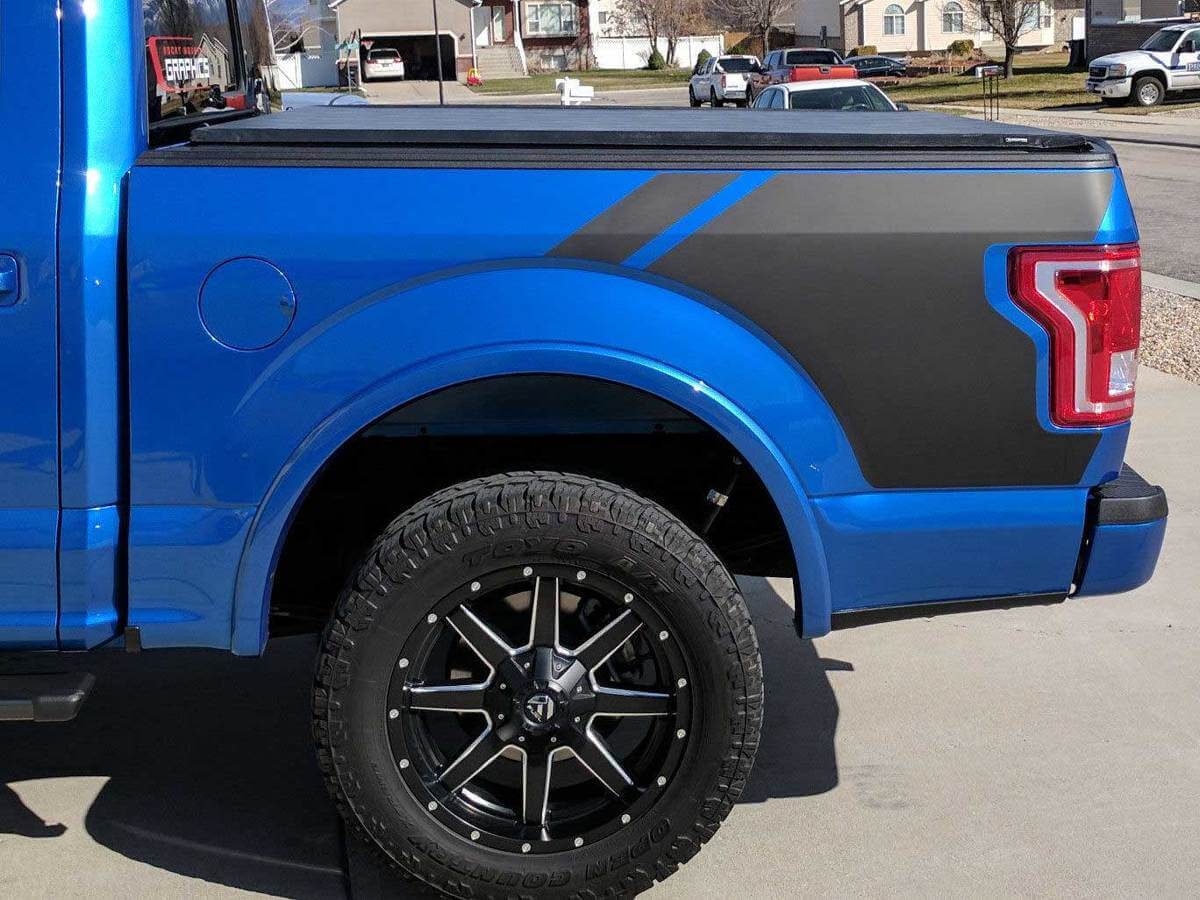 Bed Side Vinyl Graphic Decal for Ford F-150 2015-2018
