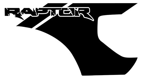FORD RAPTOR F-150 Bett Vinyl Grafik Aufkleber Aufkleber passt Modelle 2010-2014