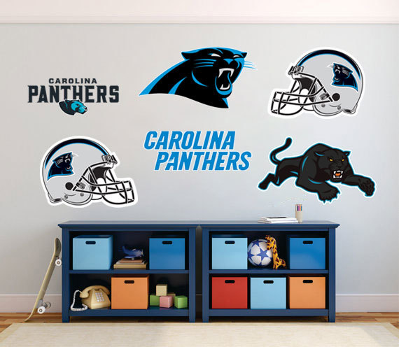 Carolina panthers National Football League (NFL) fan wall vehicle notebook etc decals stickers