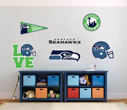 The Seattle Seahawks Professional American Football Team National League Nfl Fan Wall Vehicle Notebook Etc Decals Stickers - Seahawks Wall Stickers