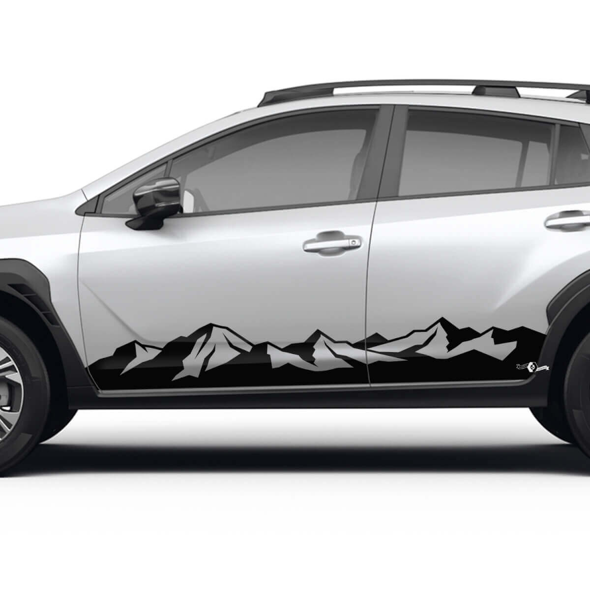 Mountain Style Rocker Panel Vinyl Decal Kit for Subaru Crosstrek