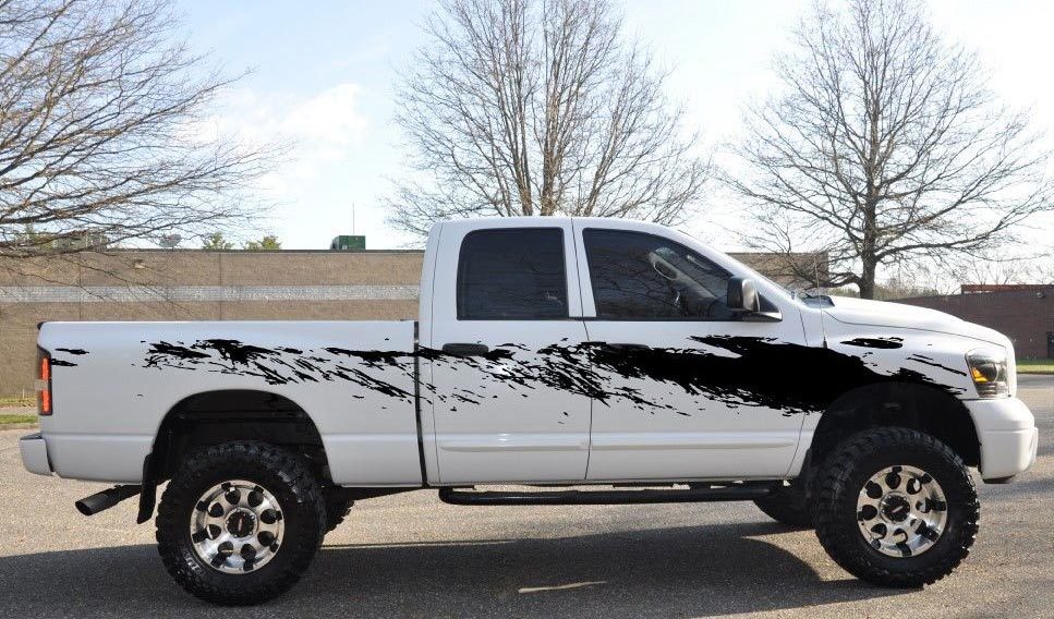 Mud Dirt Splatter Marks Lifted Graphic Decal Sticker Van Truck 4x4 Vehicle SUV