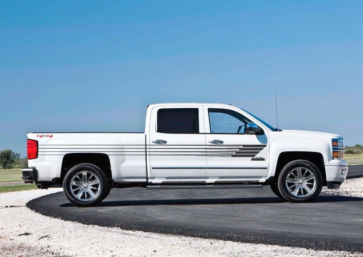 Universal Tapered Side Stripe Vinyl Decal Kit for Pickup Trucks