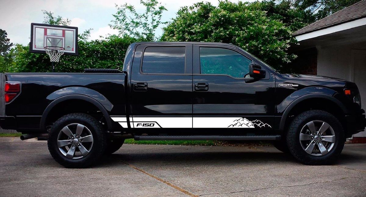 Lower Side Door Stripe Graphics Vinyl Decal for Musclecar truck