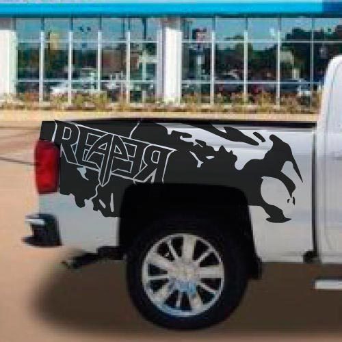 Chevrolet Reaper Seite Spritzbett Logo Truck Vinyl Aufkleber Grafik