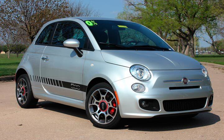 Rocker Strobe Stripe Vinyl Graphic Kit for Fiat 500 Abarth