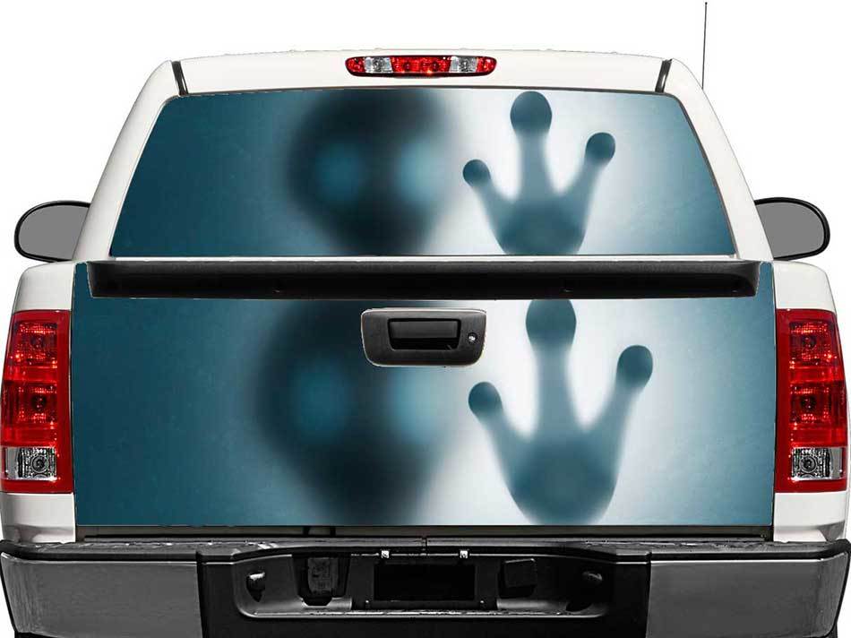 Alien Hand Rear Window OR tailgate Decal Sticker Pick-up Truck SUV Car