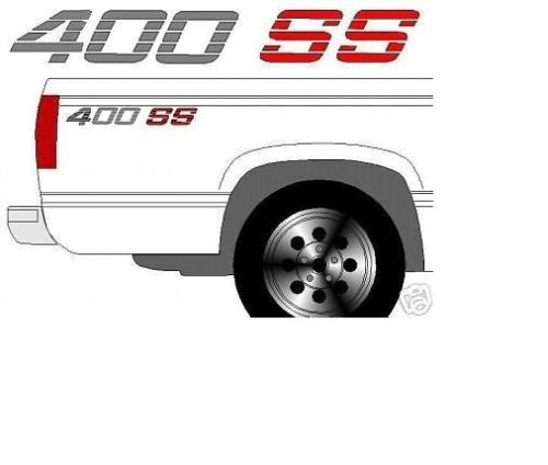 400 Ss Chevrolet Chevy Truck Bedside Decals