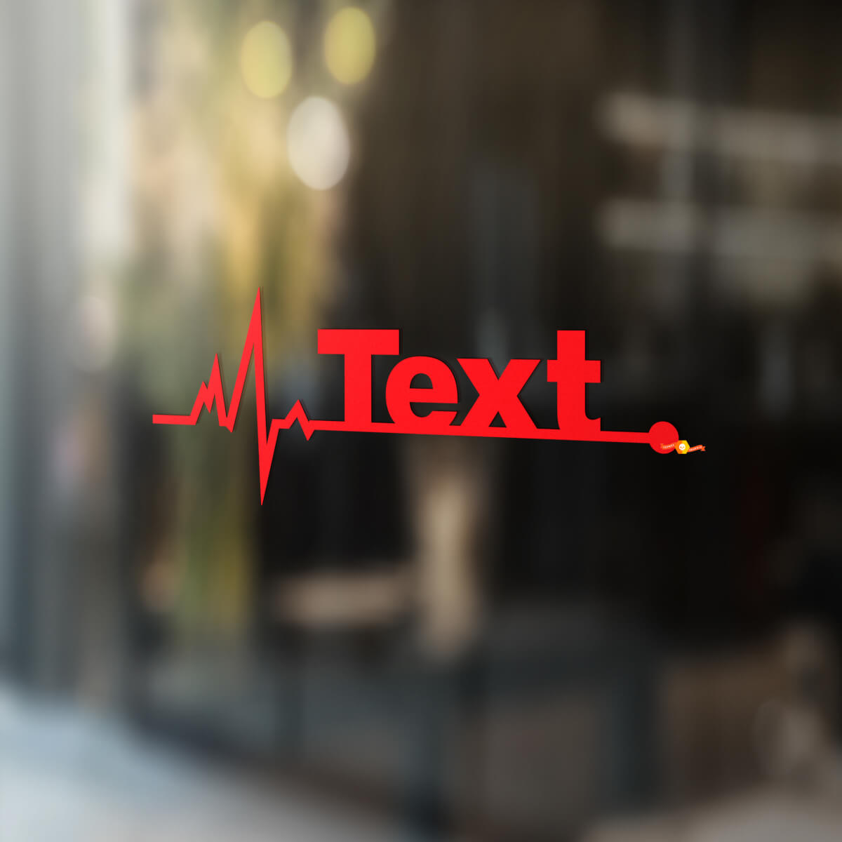 Heart Rate Style Lettering Window Vinyl Sticker Decals Graphic for Jeep Wrangler