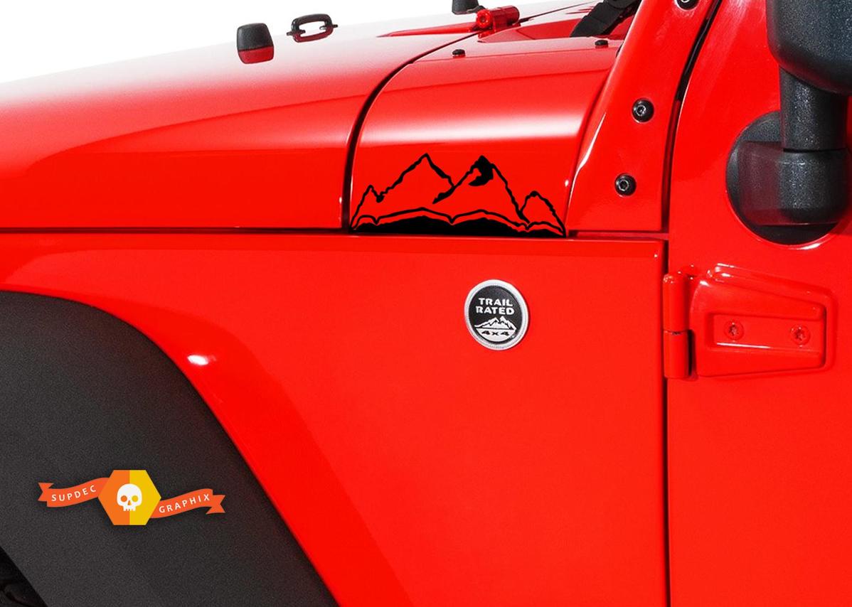 Small Mountain Graphic Decals Stickers