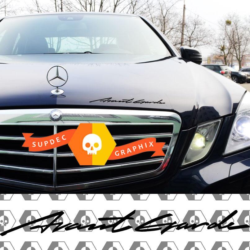 Decoración de letras Etiqueta Emblema Logo Vinyl para Mercedes-Benz Avantgarde