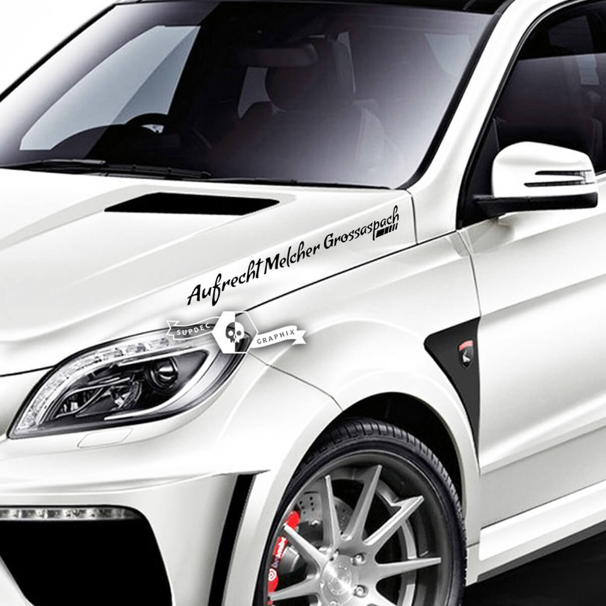 (4 Pcs) 90mm Chrome Sport Wheel Rim Sticker Decals For Mercedes Benz - Used