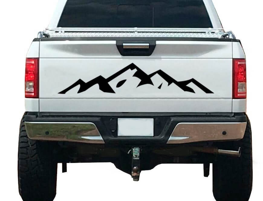 Mountain Nature Forest Graphic Sticker Decal Vinyl Fits Tailgate Trailer RV Camper