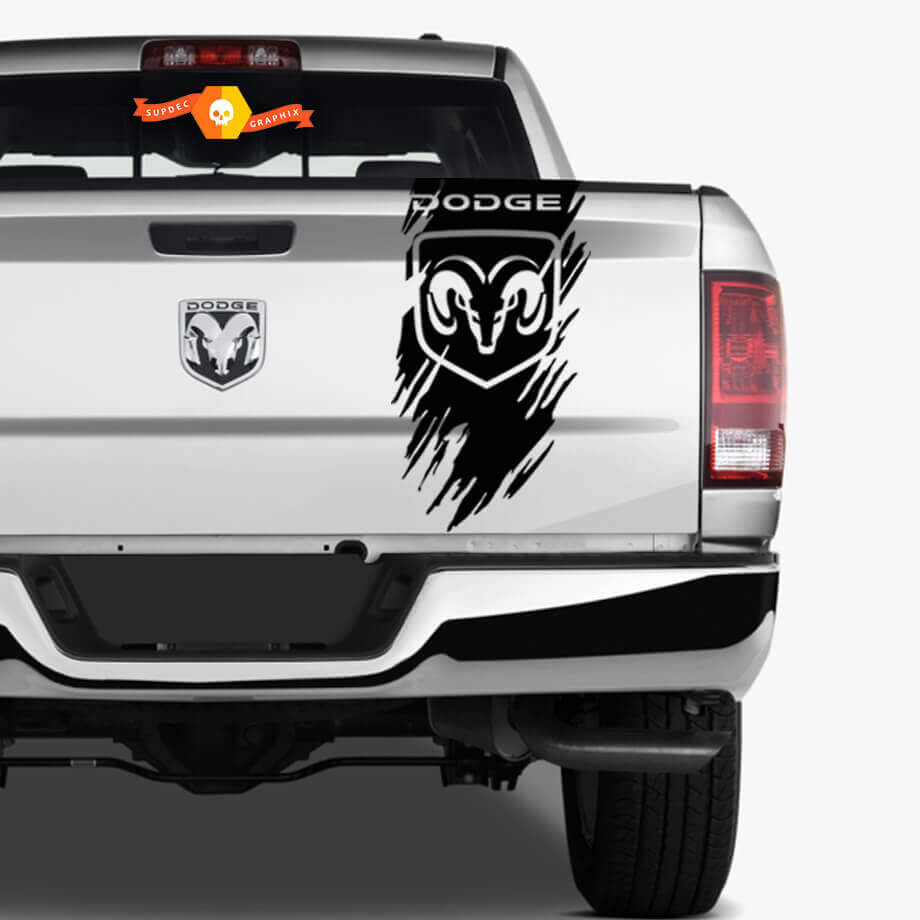 Scratch Hemi Style Tailgate Vinyl Decal for Dodge Ram 1500-3500