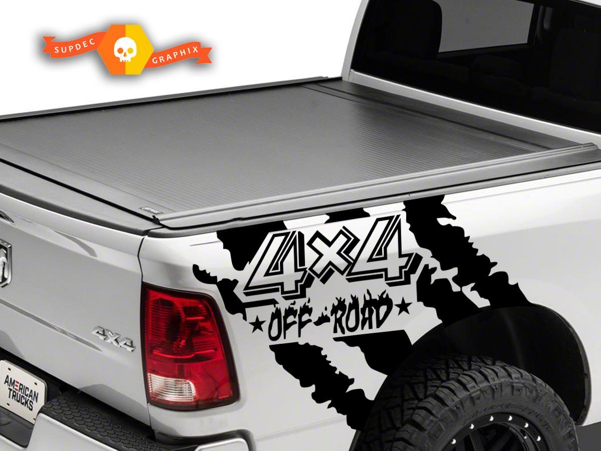 4X4 Off Road Wrap Kit für Dodge Ram 2009 - 2020 1500/2500/3500 Vinyl-Aufkleber
