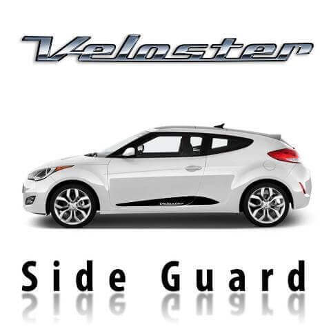  Veloster Lettering Side Door Decal Sticker 2 for Hyundai Veloster 2011+
