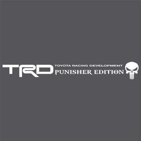 Toyota Tundra TRD Racing Punisher WINDSCHUTZSCHEIBE Vinyl Aufkleber Aufkleber LKW