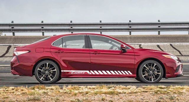 Racing Side Stripes Vinyl Decal Kit for Toyota Camry 2012-2018