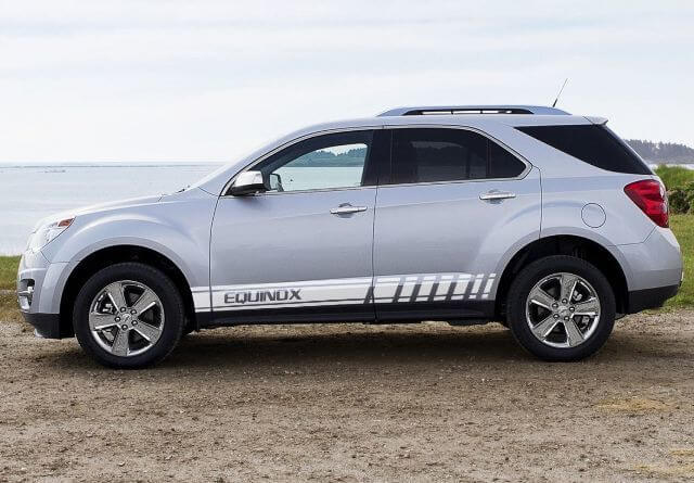 2X Multiple Color Graphics Chevrolet Equinox Car Racing Vinyl Decal Sticker