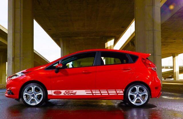 Racing Graphic Decal Multi Color for Ford Fiesta Focus Fusion