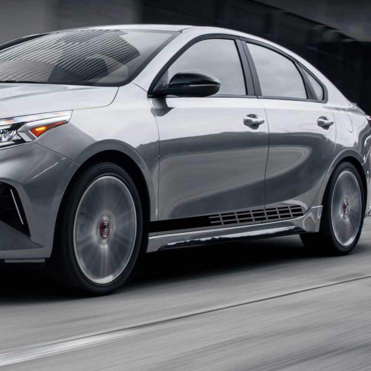 Side Racing Stripes Vinyl Decal Sticker For Kia Forte