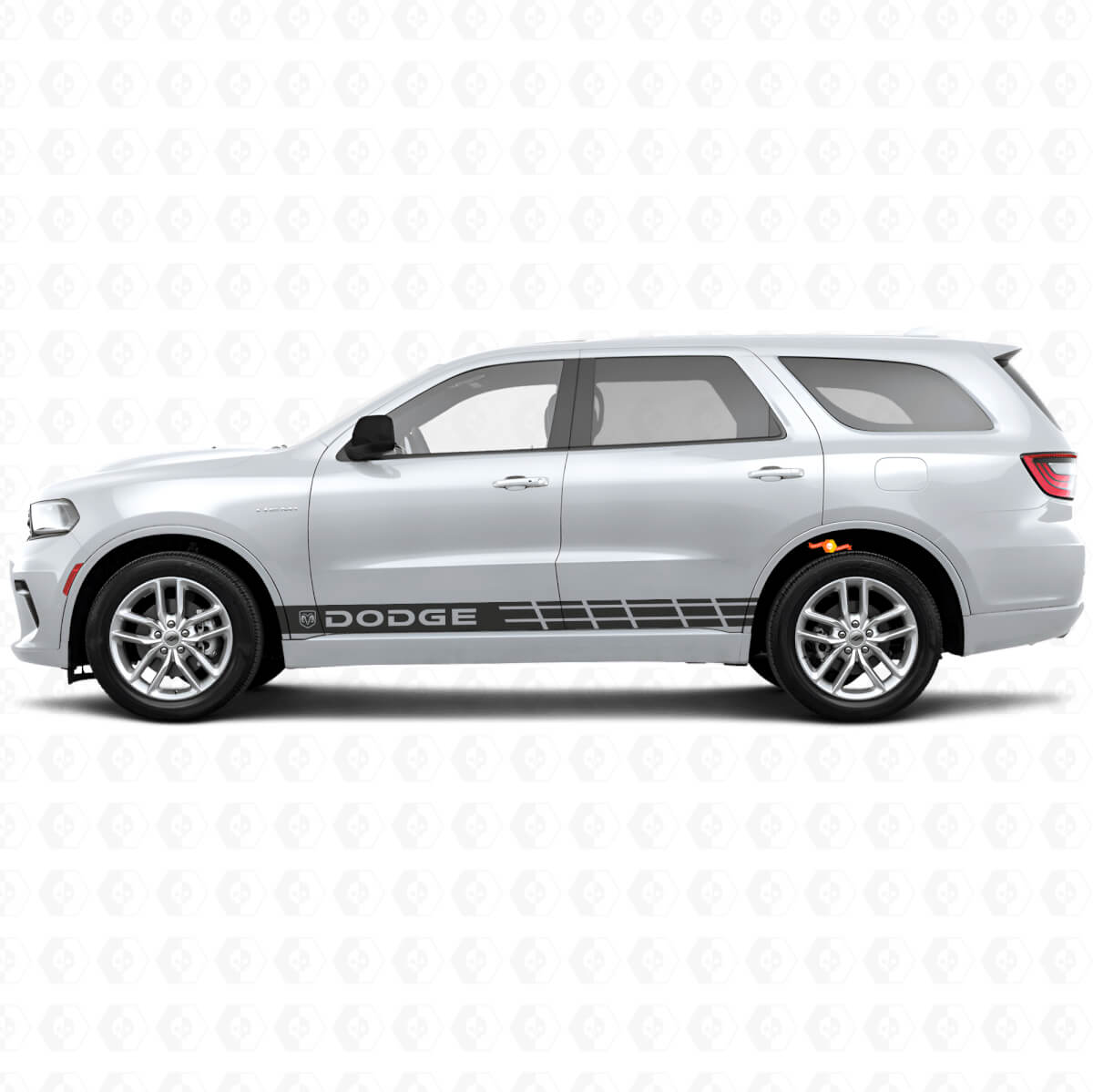 Branded Stripes Side Vinyl Decal Sticker for Dodge Durango