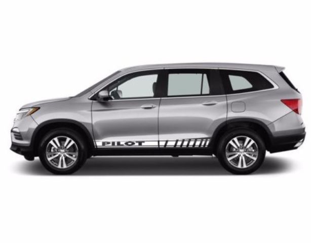 2X Multiple Color Graphics Honda Pilot Family Car Racing Vinyl Decal Sticker