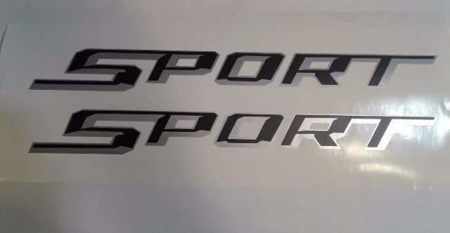 Sport Dodge Ram Dakota Truck Decal Sticker Set (Any Color)