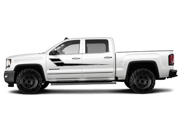 Vinyl Decal Bed Side Logo Wrap Kit fits 2014-2017 Chevy Silverado 1500/2500 Red