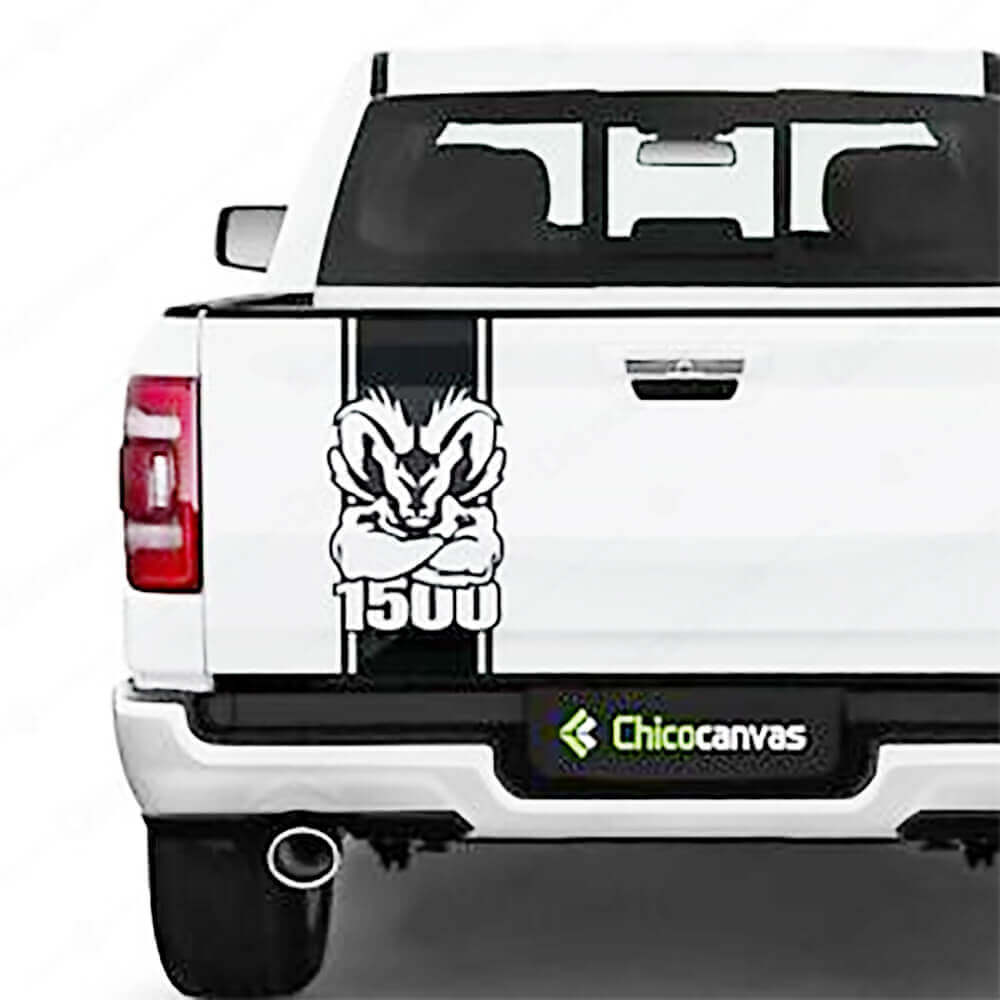 Stripe Graphic Decal Sticker Side Rear Truck Vinyl Skull Bed for Dodge Ram 1500