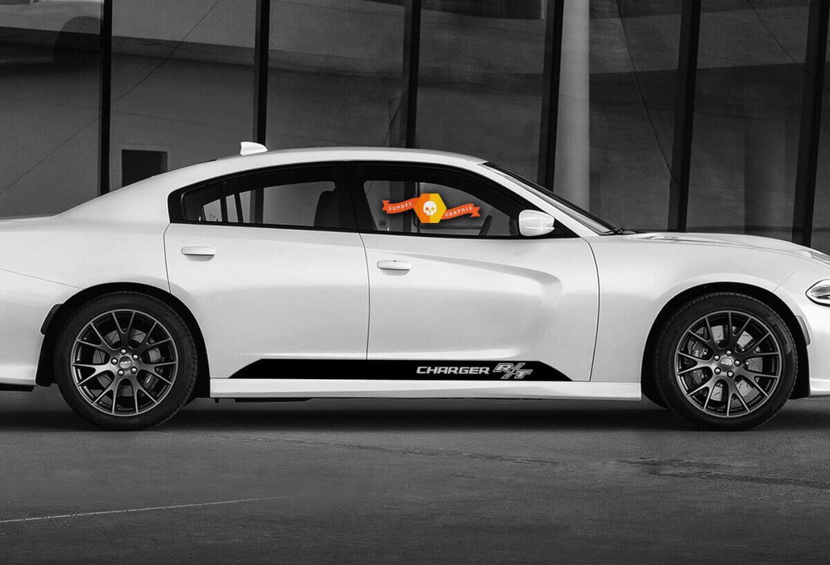 Side Accent Stripe Road and Track for Dodge Charger 2011-2020