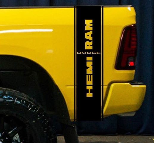 Truck Bed Box Graphic Stripe Decal Sticker Tailgate SRT10 for Dodge Ram 1500