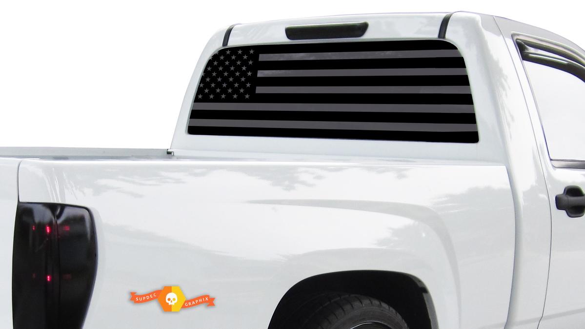 Amerikanische Flagge Banner für 94-04 Chevy S10 - Abziehbilder Vinyl Aufkleber Wrap Sonoma V8