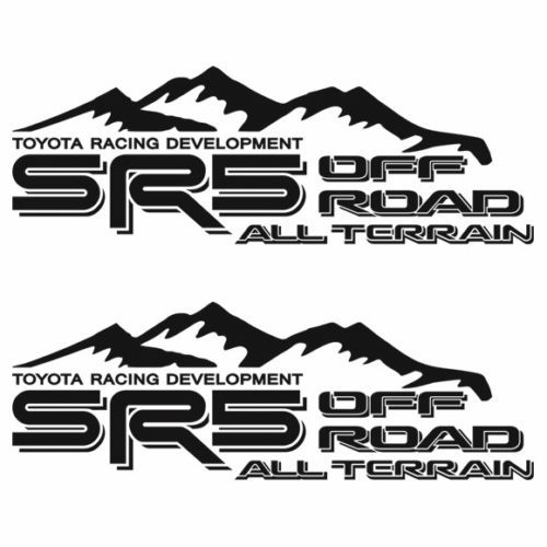 Toyota SR5 Off Road All Terrain Racing Tacoma Tundra 2 Adesivi Decalcomanie Vinyl