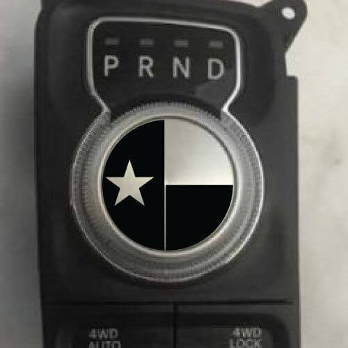 Texas Flag Shift Knob Decal Sticker Graphic USA for Dodge Ram