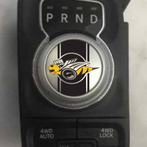 Rumble Bee Stinger Edition Logo Shift Knob Decal Sticker Graphic Vinyl for Dodge Ram