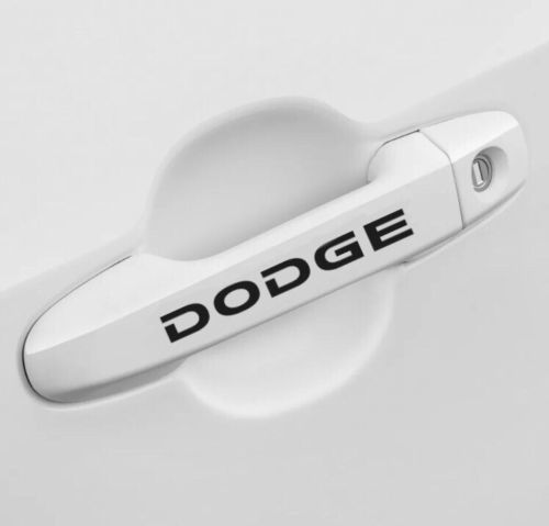 Dodge Wheels Decals Stickers Door Handle Graphics Vinyl Emblem Logo