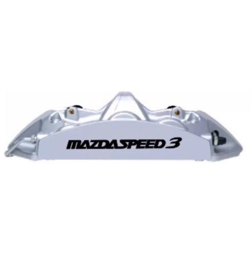 Mazdaspeed 3 Brake Caliper HIGH TEMP Vinyl Decal Stickers Set Of 6 (Any Color)
