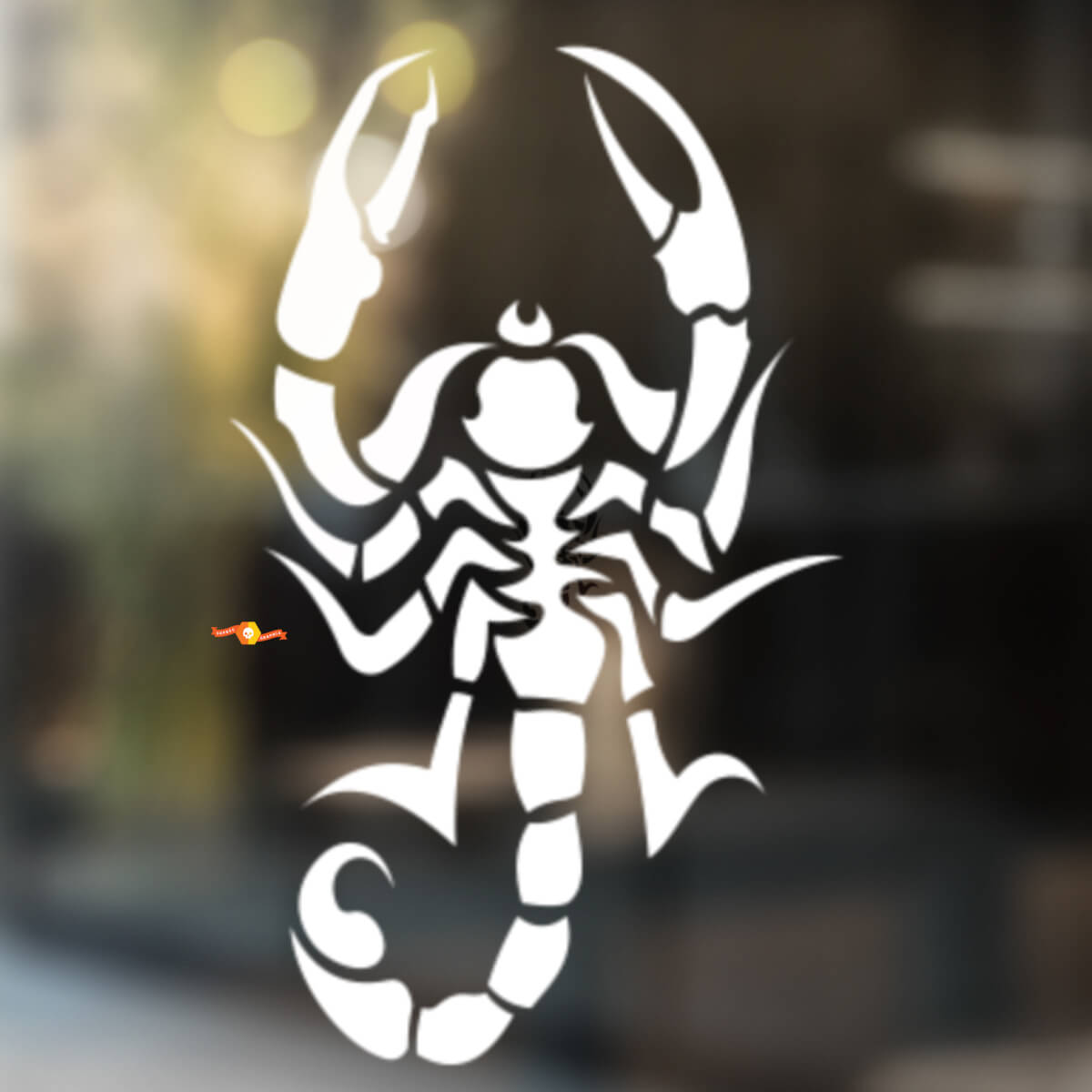 Scorpion Art Tribal Style Universal Vinyl Decal Sticker