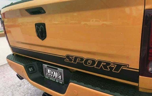 RAM 1500 SPORT Tailgate Stripe Decal Hemi Dodge Truck 5.7 2014-2018