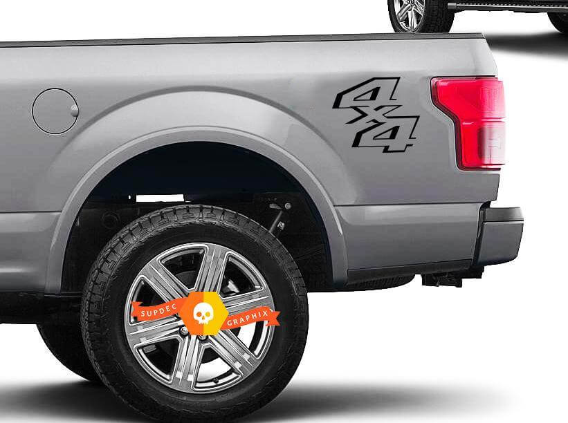 4x4 Truck Bed Decal Set for Ford F250 F150 Super Duty