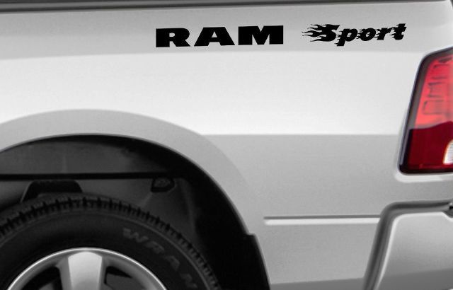1500 2500 Dodge Ram Sport Vinyl Aufkleber Benutzerdefinierte Abziehbilder Logo Mopar 5,7 L Rebel RT №3