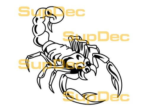 Scorpion Vinyl Art Wall  Window Bathroom Sticker Decal  #14